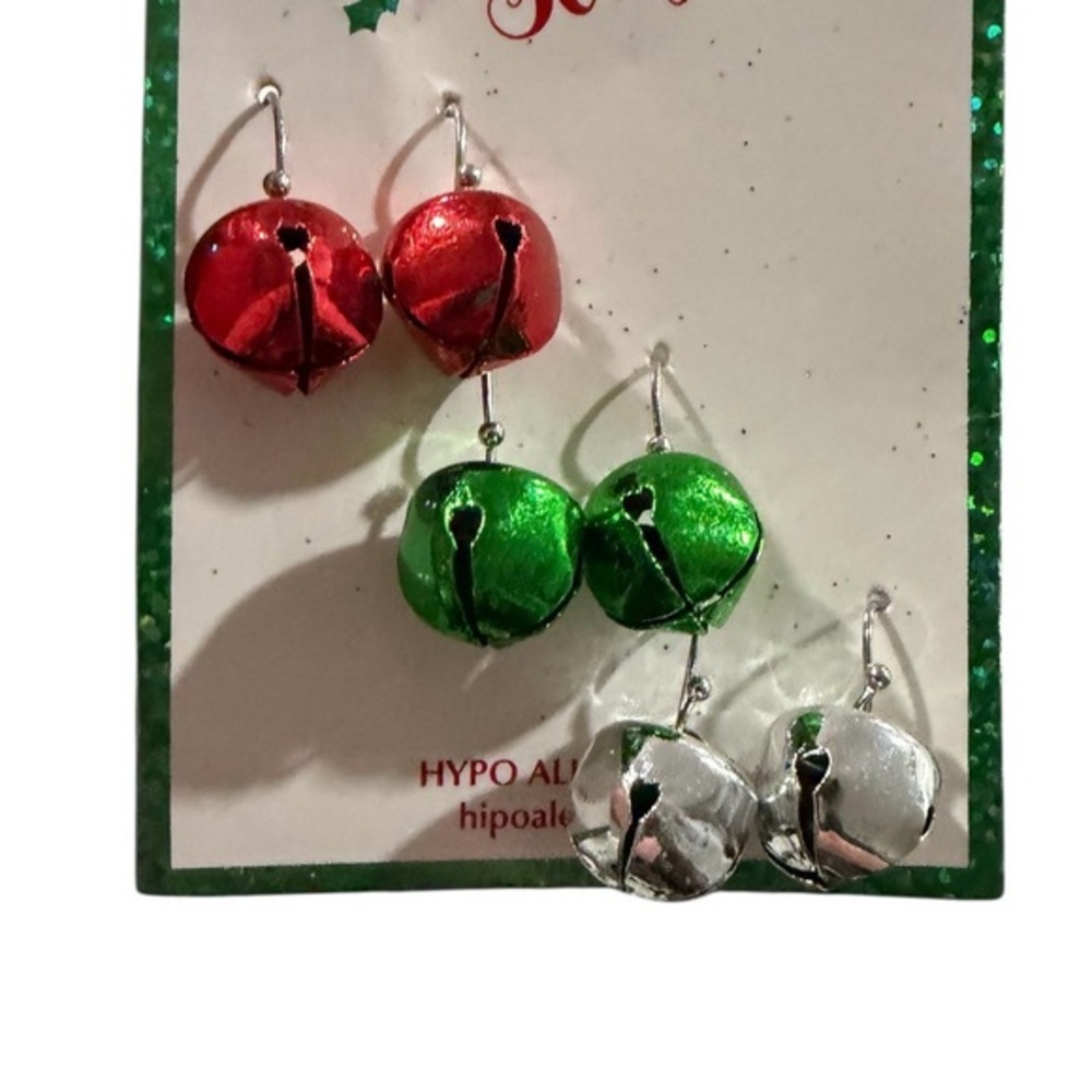 3 Pieces of Christmas Earrings